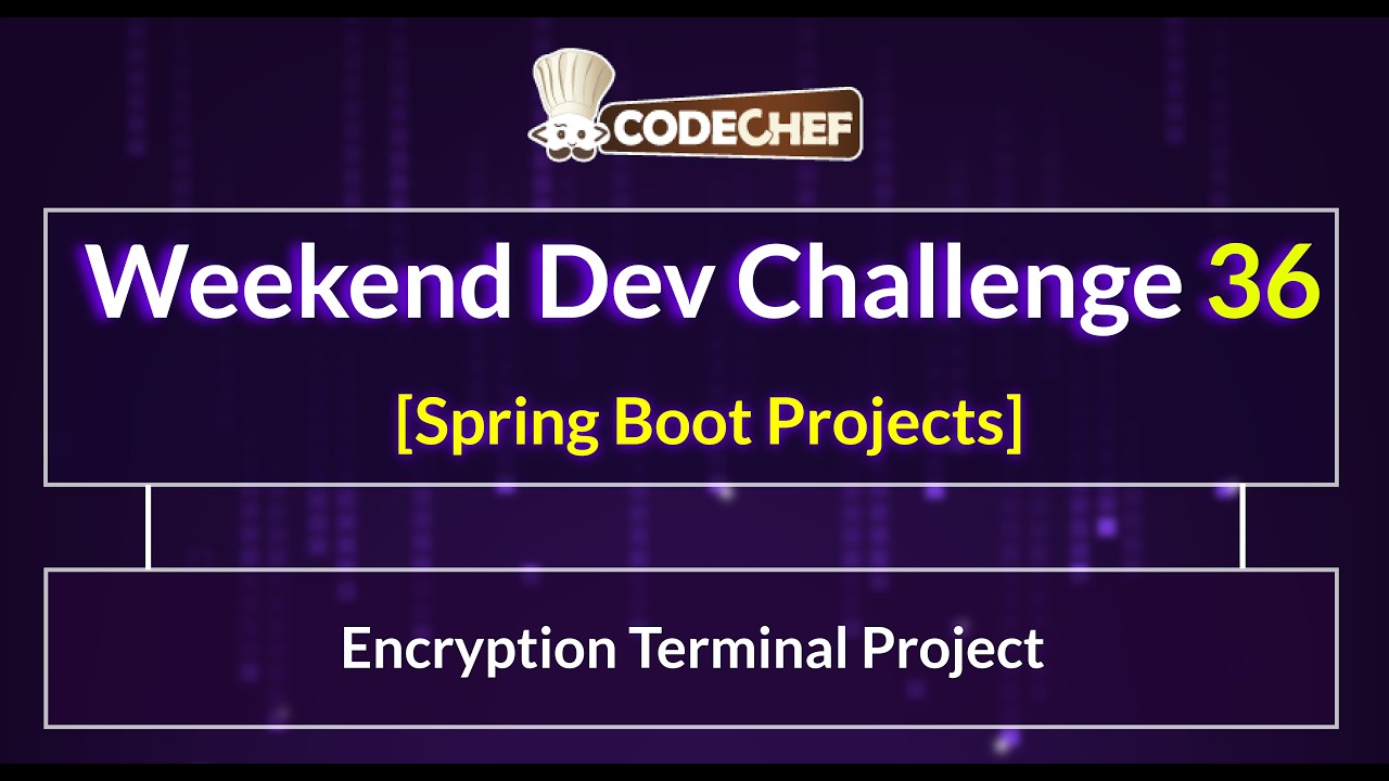 Encryption Terminal Project | Weekend Dev 36 | Spring Boot Project
