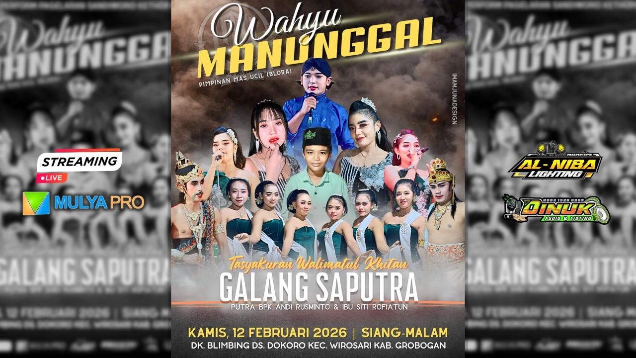 Live Seni Ketoprak WAHYU MANUNGGAL Blimbing Dokoro Wirosari