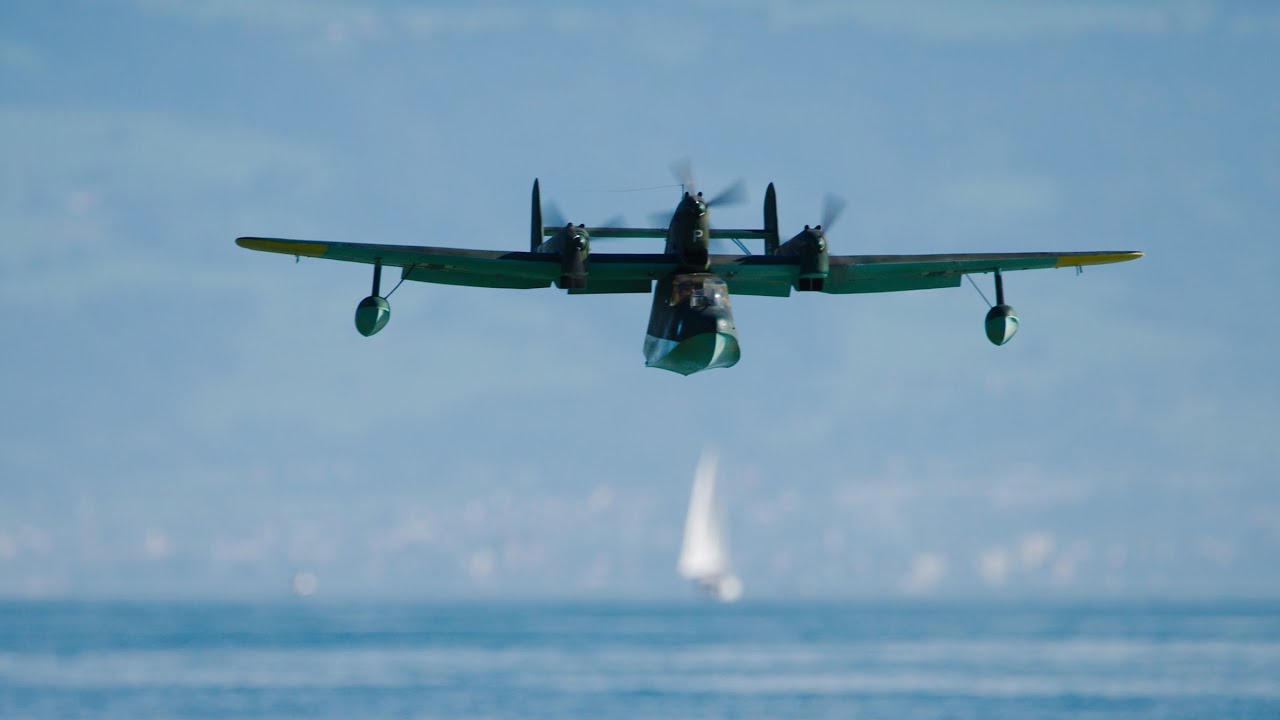 Blohm & Voss Bv138 at lake Constance, RC at its finest