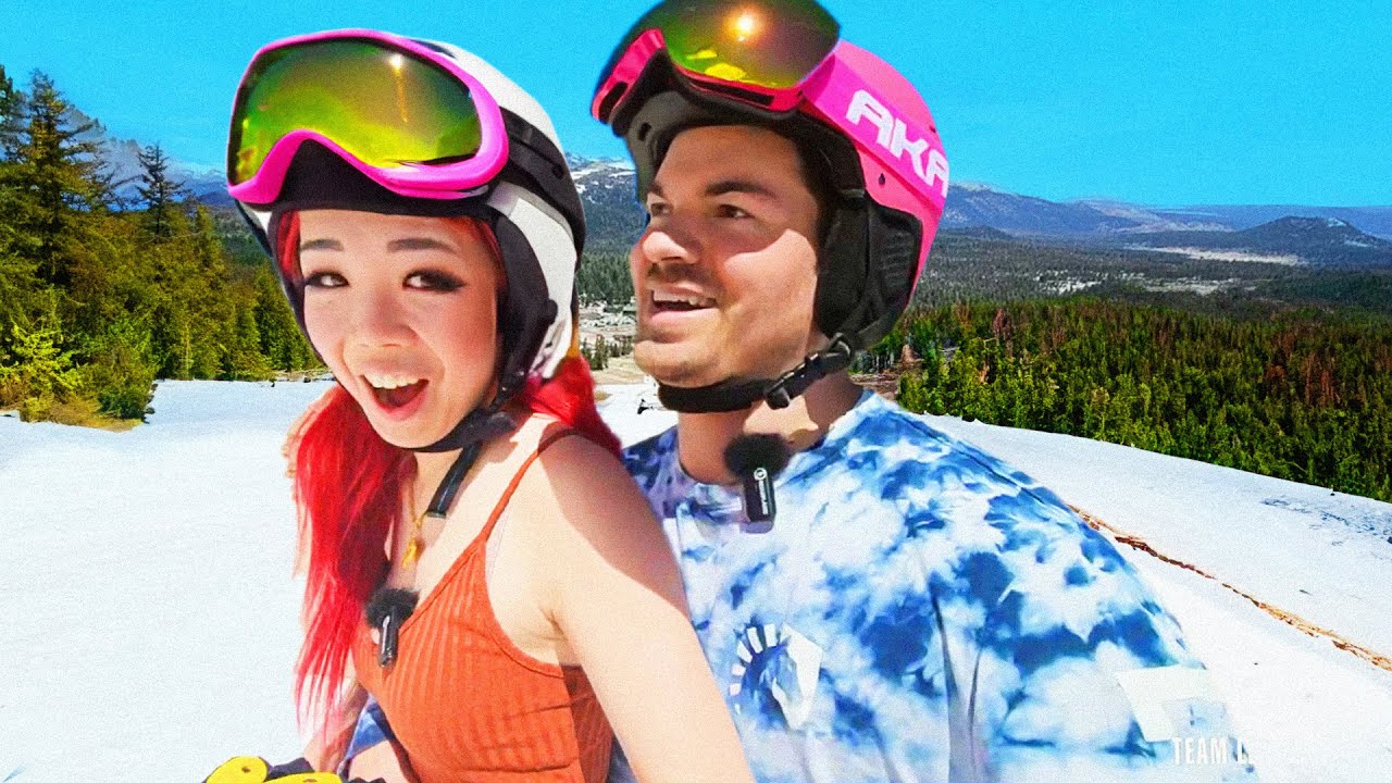 WE WENT SKIING IN SUMMER