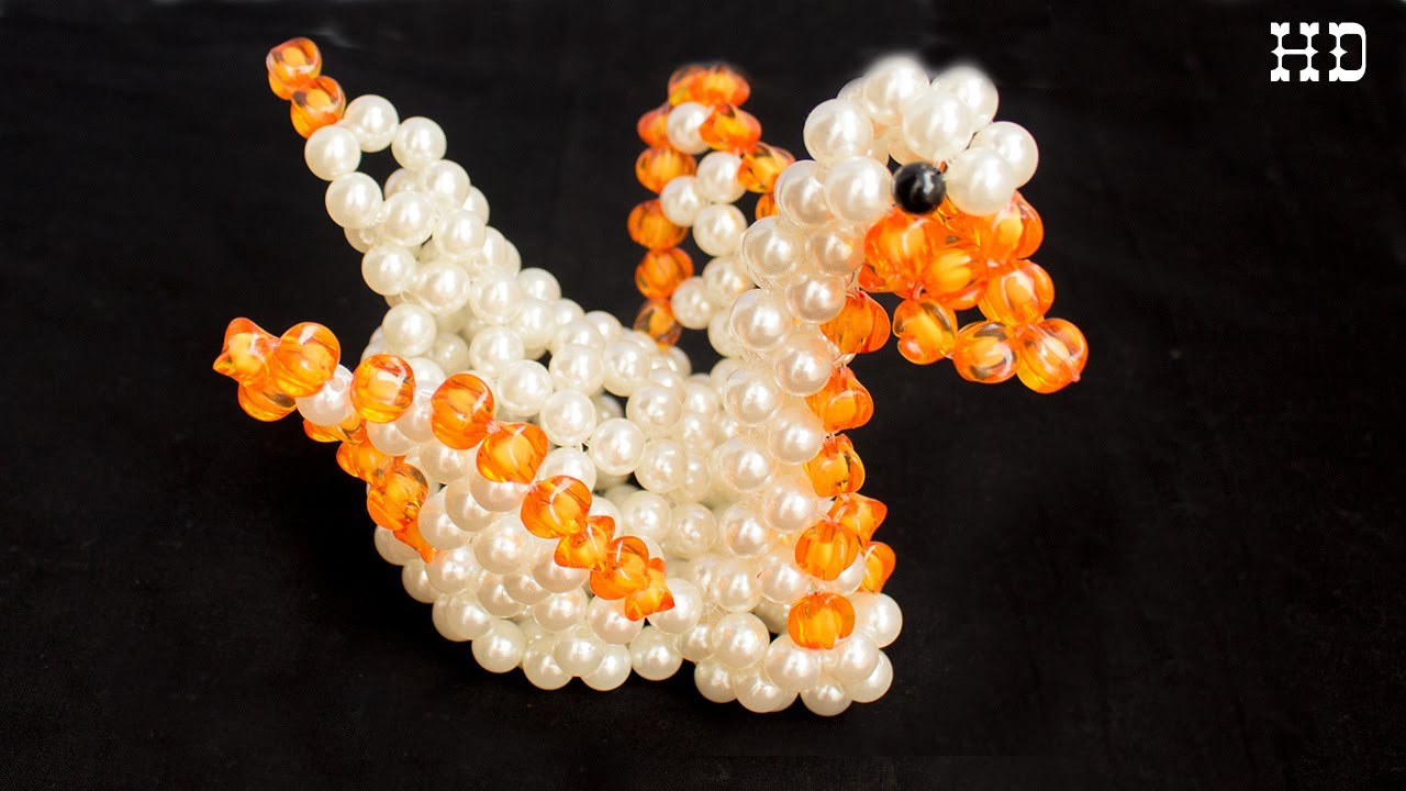 Beaded Swan | পুতির রাজহাঁস | Beaded Duck | Beaded Animal | Beaded Goose | Beads Swan By Reya
