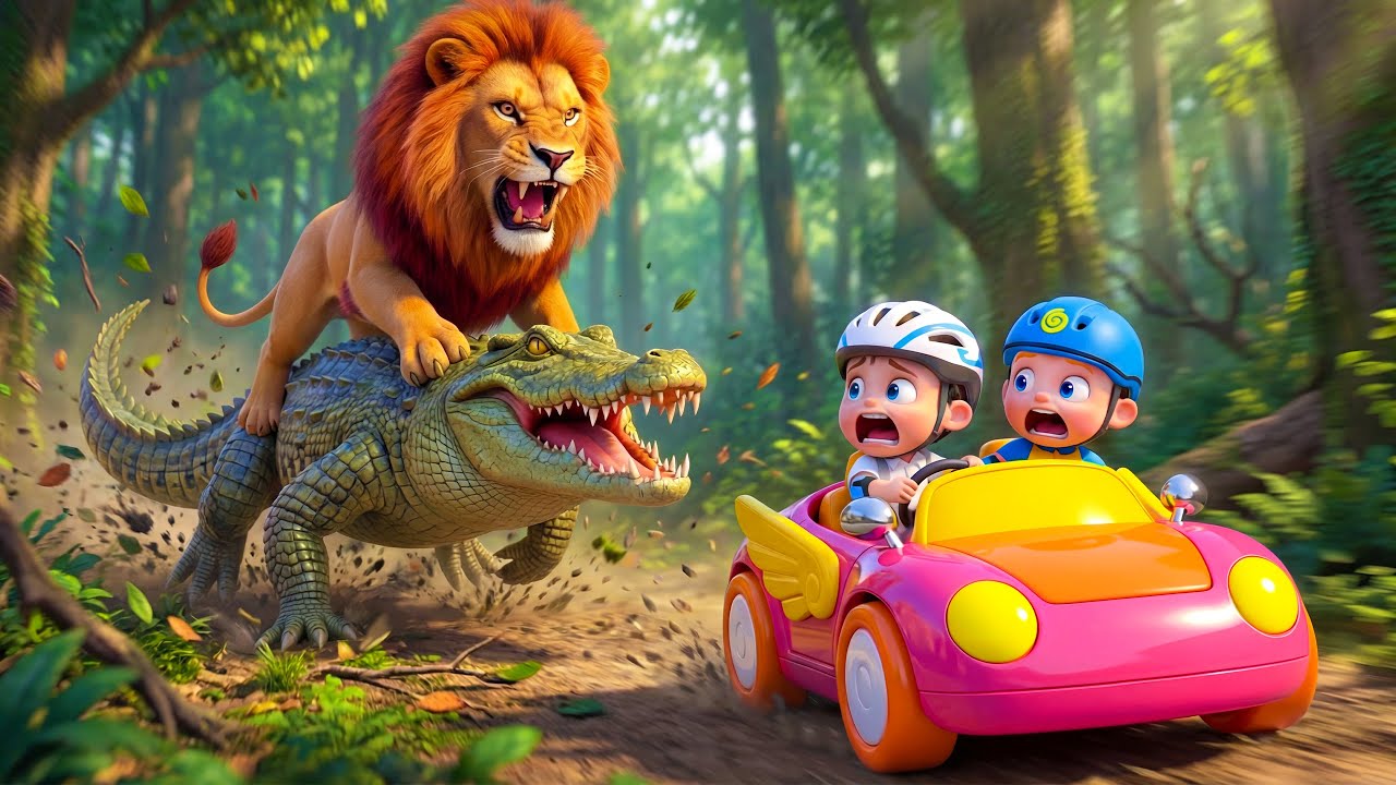 Learn Colors with Wild Animals | Wild Animal Adventure | Migo Nursery Rhymes & Kids Songs