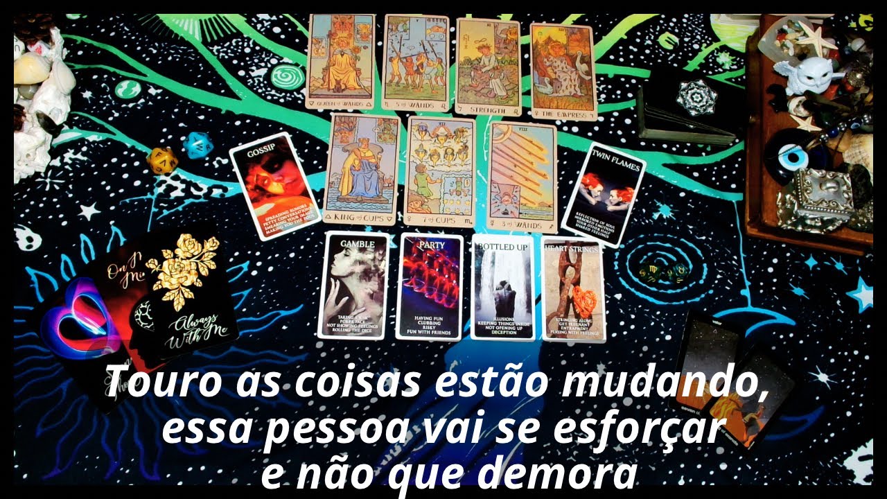 Touro 3ºdec as coisas estão mudando, essa pessoa vai se esforçar e não que demora