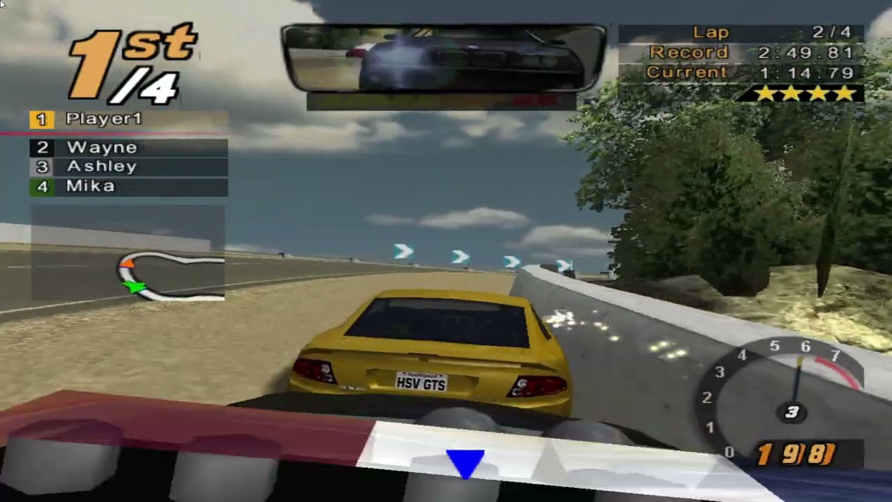 HSV Mediterranean Challenge with Extreme handling mode (Hot Pursuit 2 Overrated Version)
