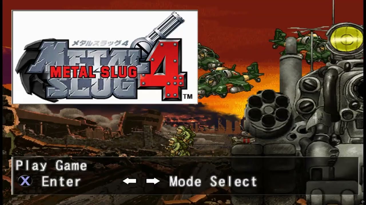 Metal Slug 4 - Full Game - PS2