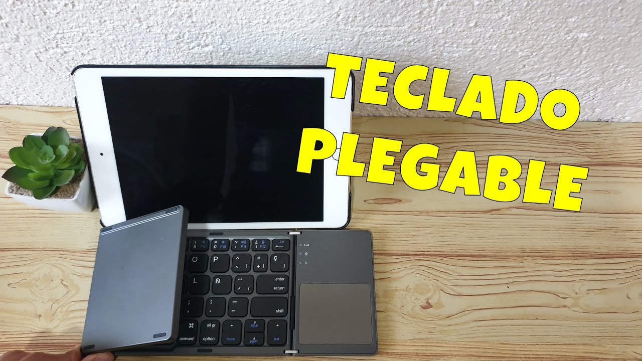 Teclado plegable para Ipad, celulares y tablets.