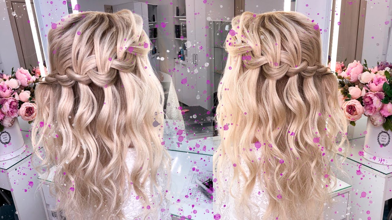 ✅ Easy Waterfall Braid Tutorial | Soft & Romantic Hairstyle Step-by-Step