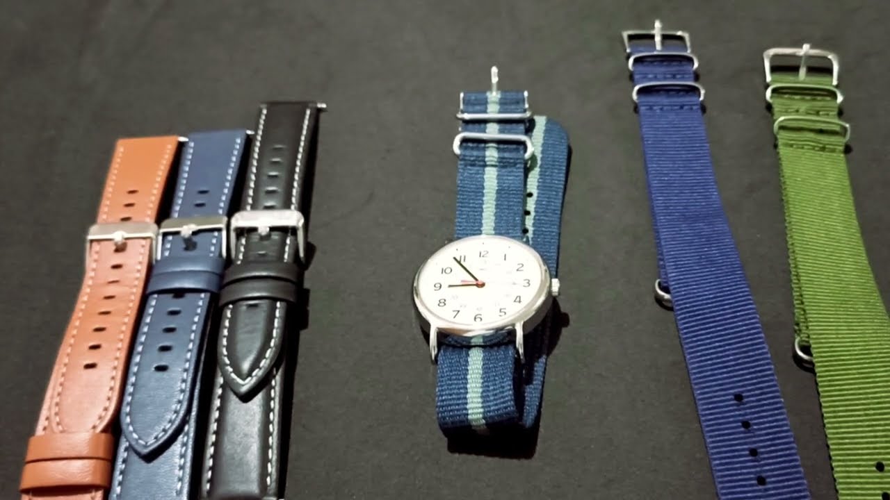Cambio de correa para Timex Weekender