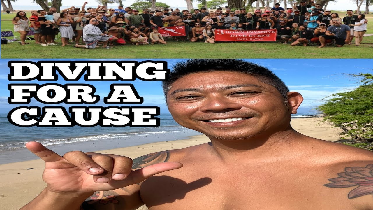 Saving Hawaii's Reefs from Invasive Fish, Maui 3 Down Invasive Dive Tournament 2023, Ep.150
