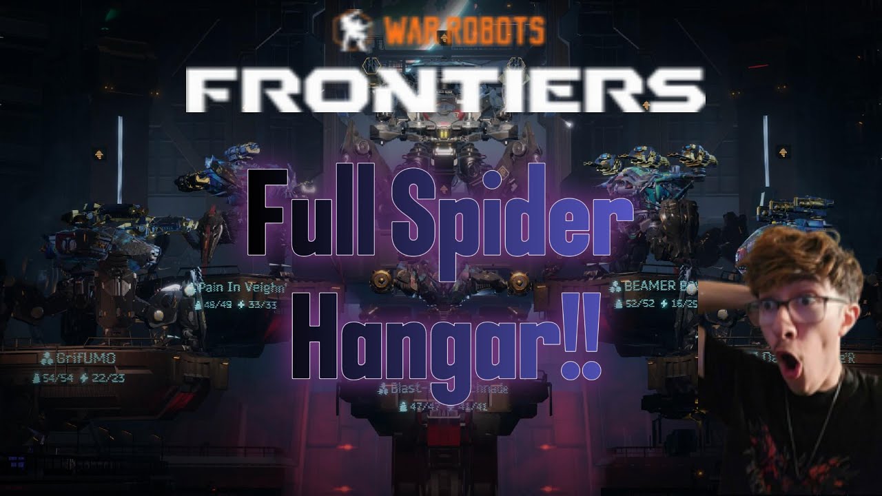 War Robots: Frontiers — АНГАР, ПОЛНЫЙ ПАУКОВ! Поле боя полно четвероногих.