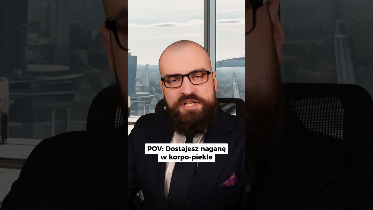 POV: Dostajesz naganę w korpo-piekle...  #work #career #satire