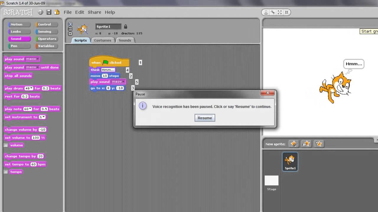 Scratch 1.4 - Full Demo