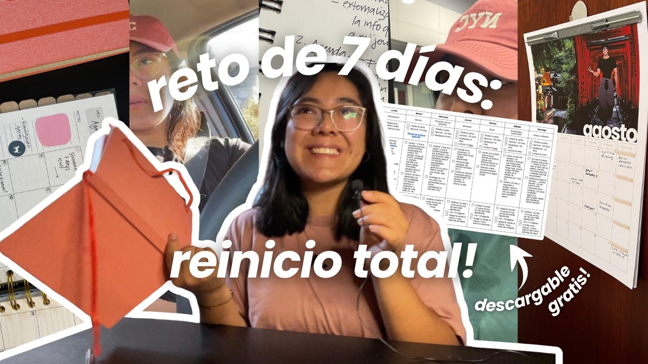 Reinicio amable: Reto 7 días para reconectar contigo misma | Reto descargable gratis