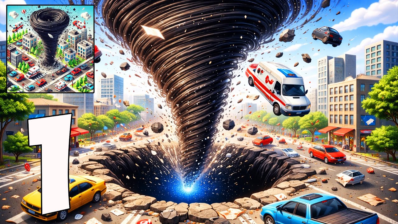 HOLEIN Tornado – Tips & Tricks – How to Become the Biggest Tornado (iOS, Android)