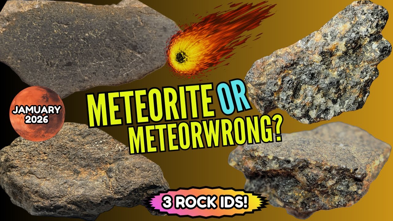 Это из космоса 👽 Метеорит или метеорит? ☄️ Идентификация горных пород для участников Patreon - ян...