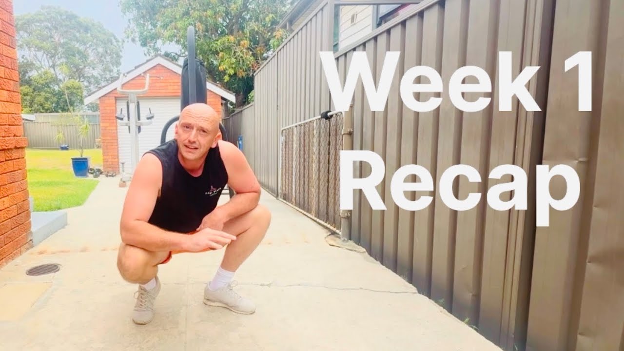 Fitness Progress - Week 1 Recap - Finding My Baseline