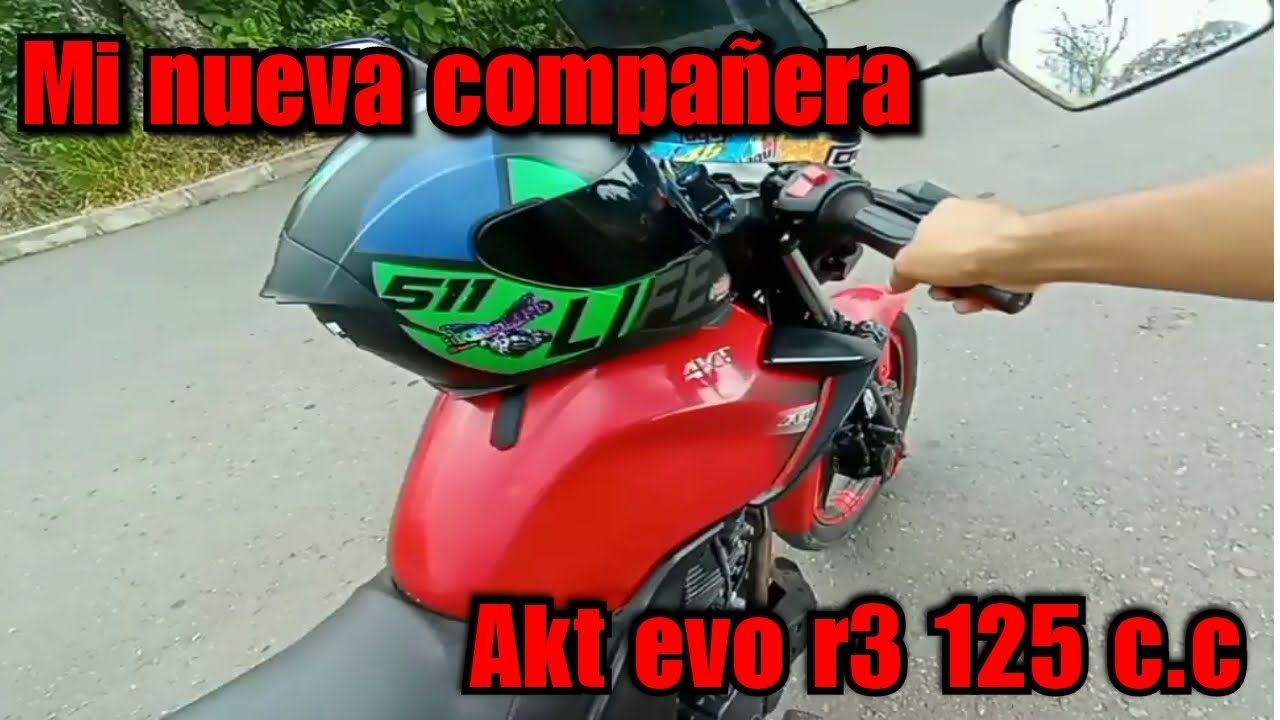 Mi nueva compañera - akt evo r3 125 c c - Bikersland - feliz año 2022