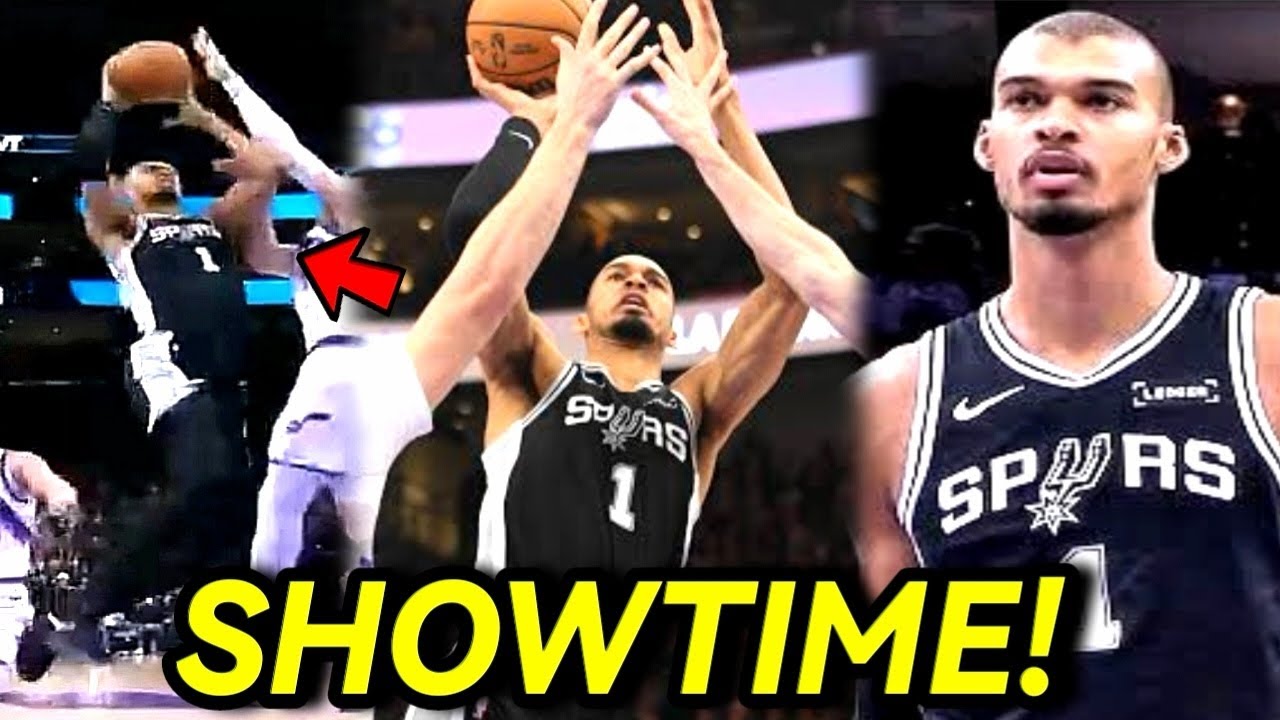 NEW CAREER HIGH SHOWTIME! nagpakitang gilas sa kupunan ni Victor Wembanyama ang rookie si Ace Bailey