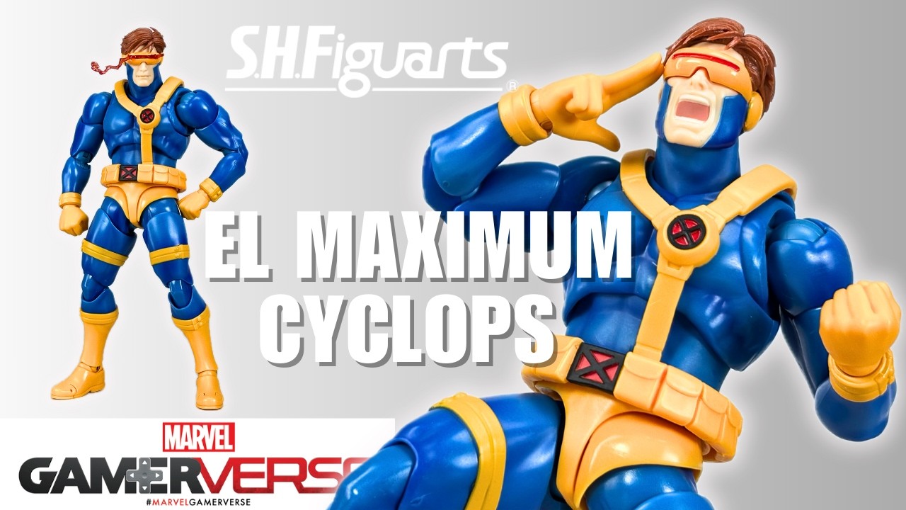CYCLOPS SH FIGUARTS GAMERVERSE - LA MEJOR FIGURA DEL PERSONAJE EN SU VERSION MARVEL VS CAPCOM 😉?
