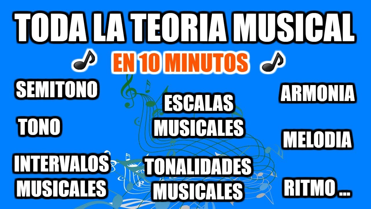 Teoría Musical resumida en 10 min - Aprende Toda la Teoría en 1 VÍDEO (Curso) | AngelMind