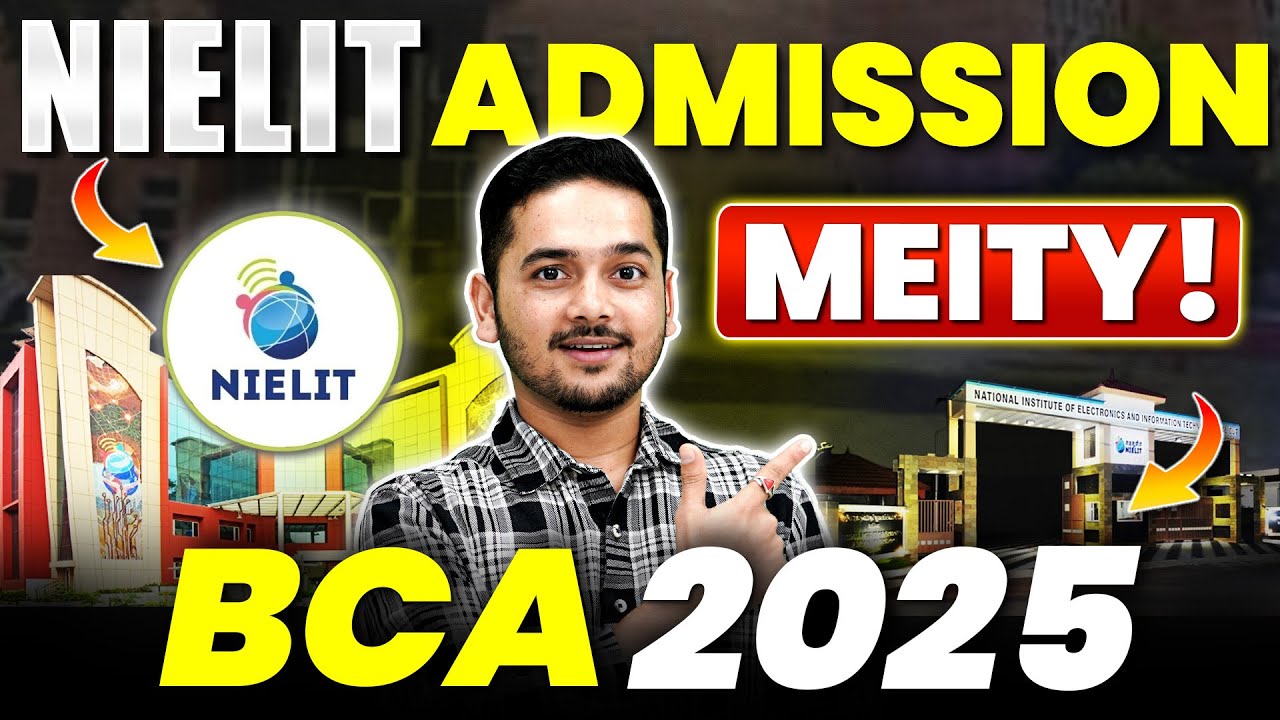 ❌NO BCA Fees🤩 NIELIT BCA Admission 2025✅ NIELIT BCA Course Details! #bca #nielit #bcacourse #viral