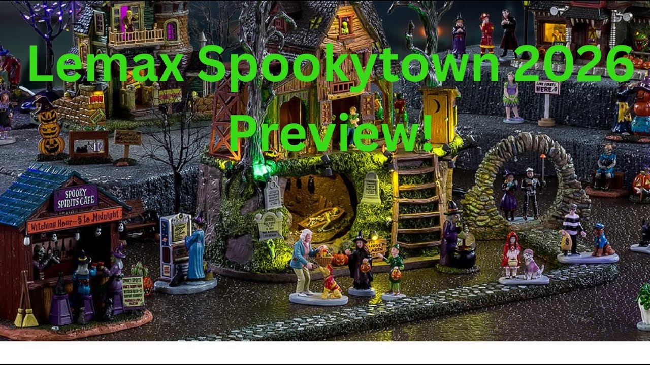 Lemax Spookytown 2026 Preview!