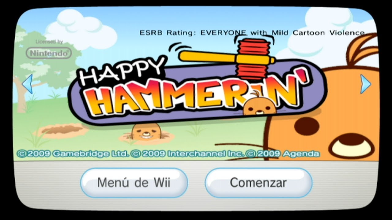 Happy Hammerin' (WiiWare Gameplay)