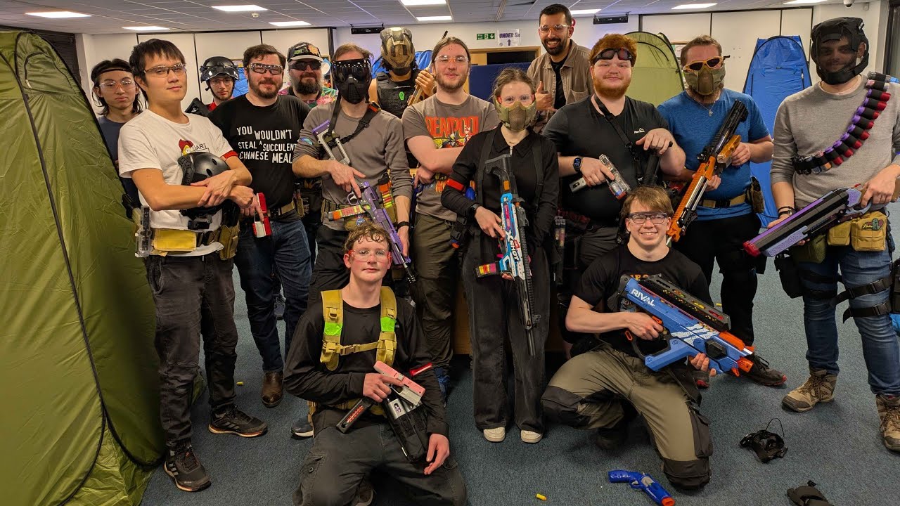 My first nerf game of 2026 - Barnet Battleground 3v3