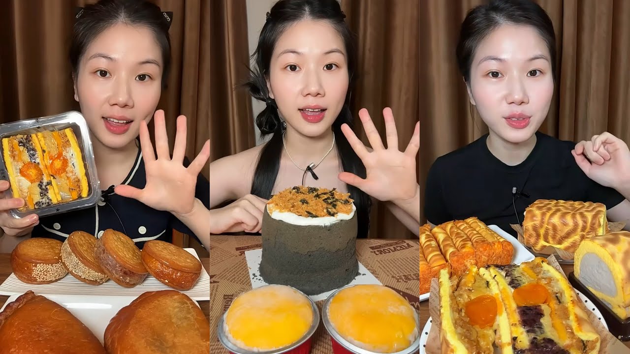 [ASMR] Dessert Mukbang Eating Creamy Cake | Mukbang Eating Show💗🍰🧁