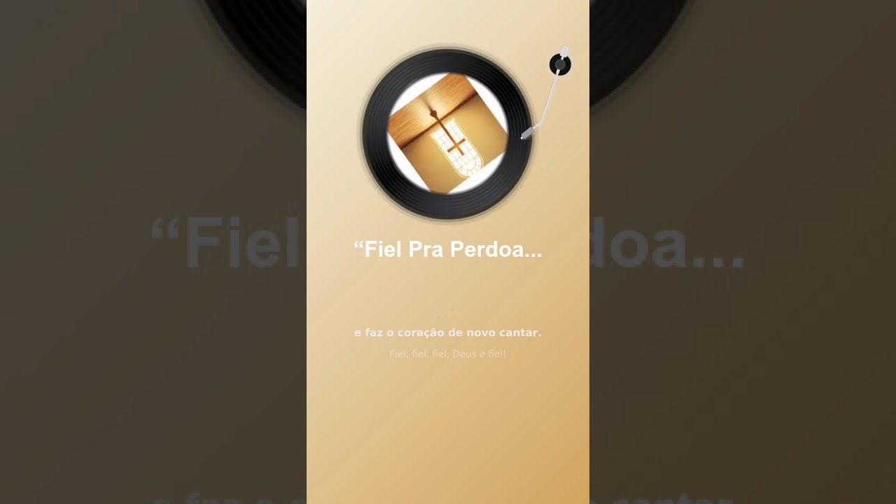“Fiel Pra Perdoar e Restaurar” remissão das transgressões