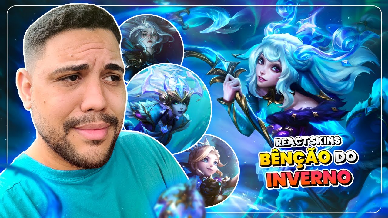 REACT: SKINS BENÇÃO DE INVERNO | WILD RIFT | LEAGUE OF LEGENDS | LOL | JUMARGEM
