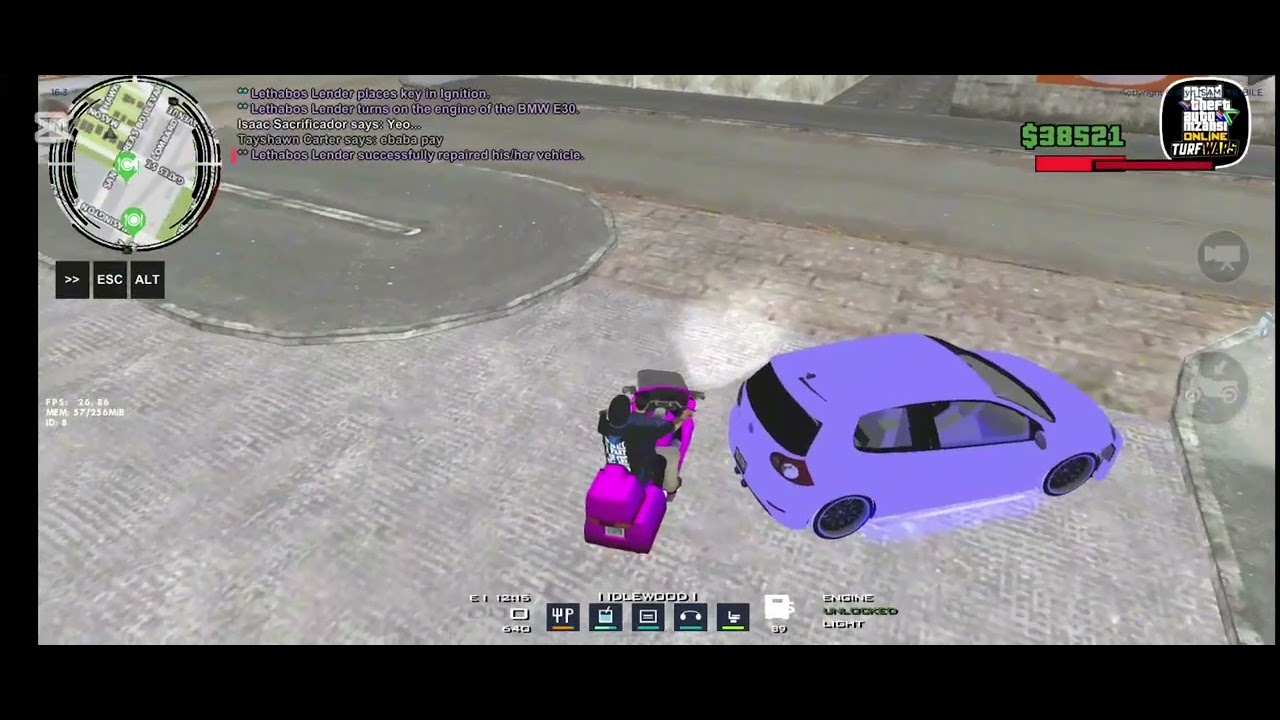 Jace gets shot by glock switch in GTAMO:TURF WARS 🕊🫢                                            EP:1