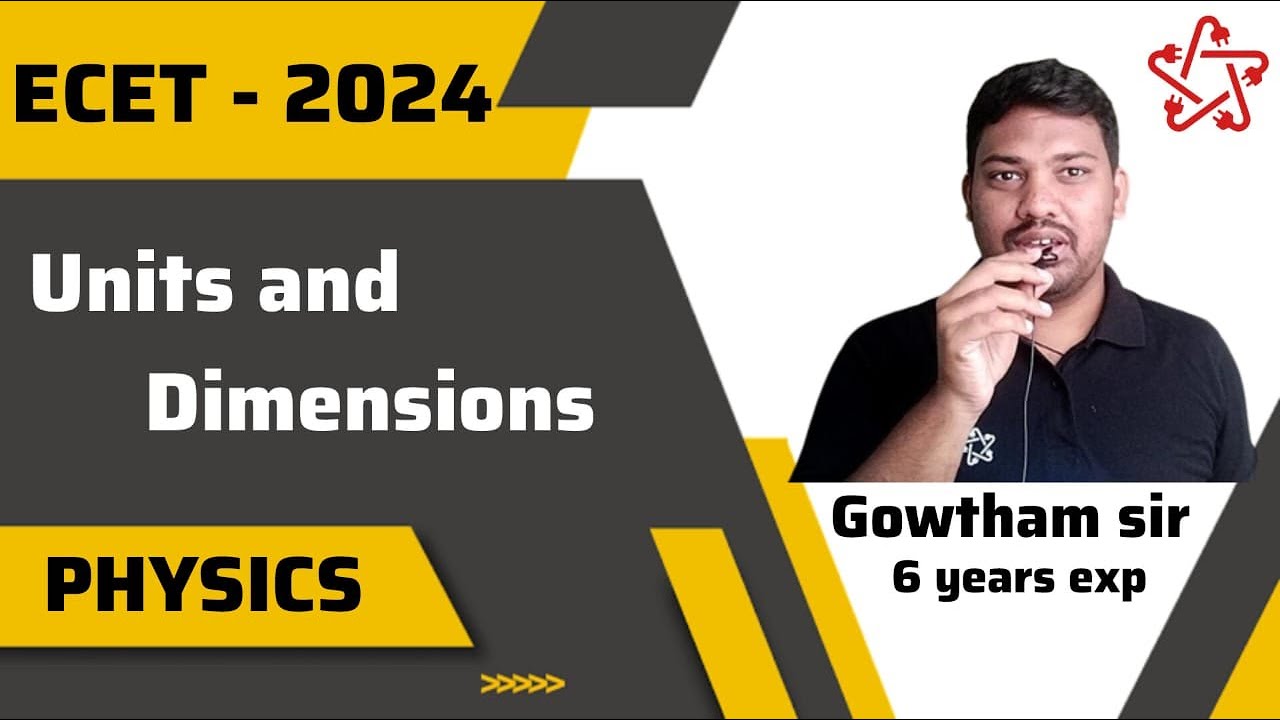 Единицы измерения и размеры для ECET - 2024 | ФИЗИКА | #ecet2024 #apecet2024 #tsecet2024 #ecetphy...
