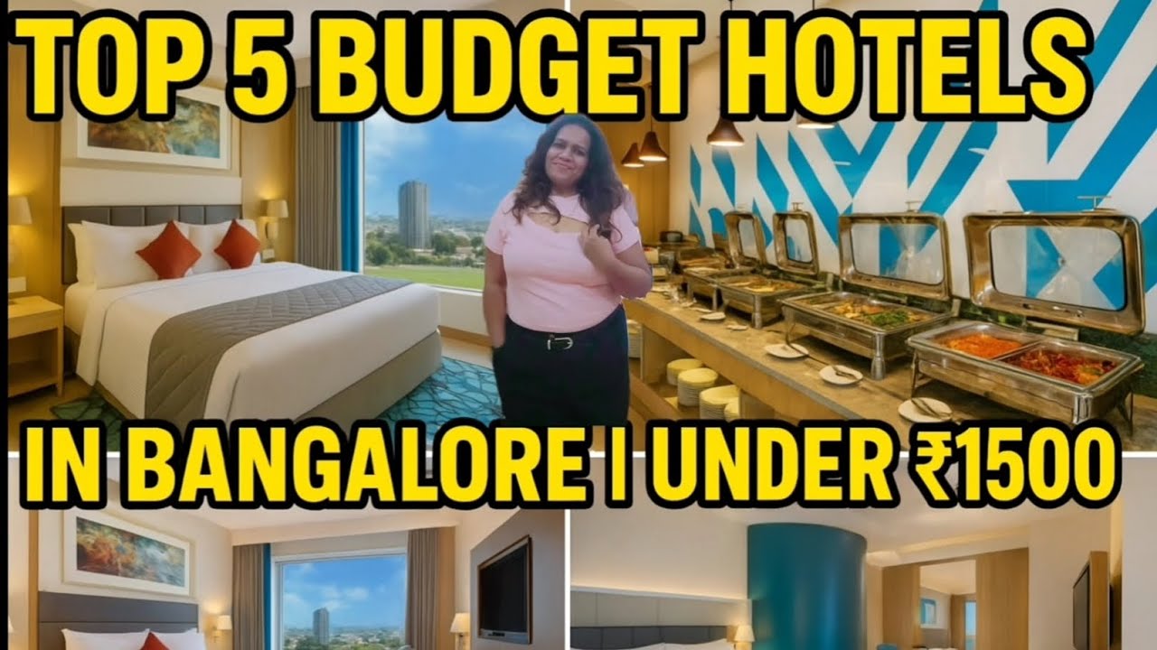 TOP5 BUDGET HOTELS IN BANGALORE! UNDER ₹1500.बेंगलुरु में किफायती होटल टॉप5 बजट स्टे. 