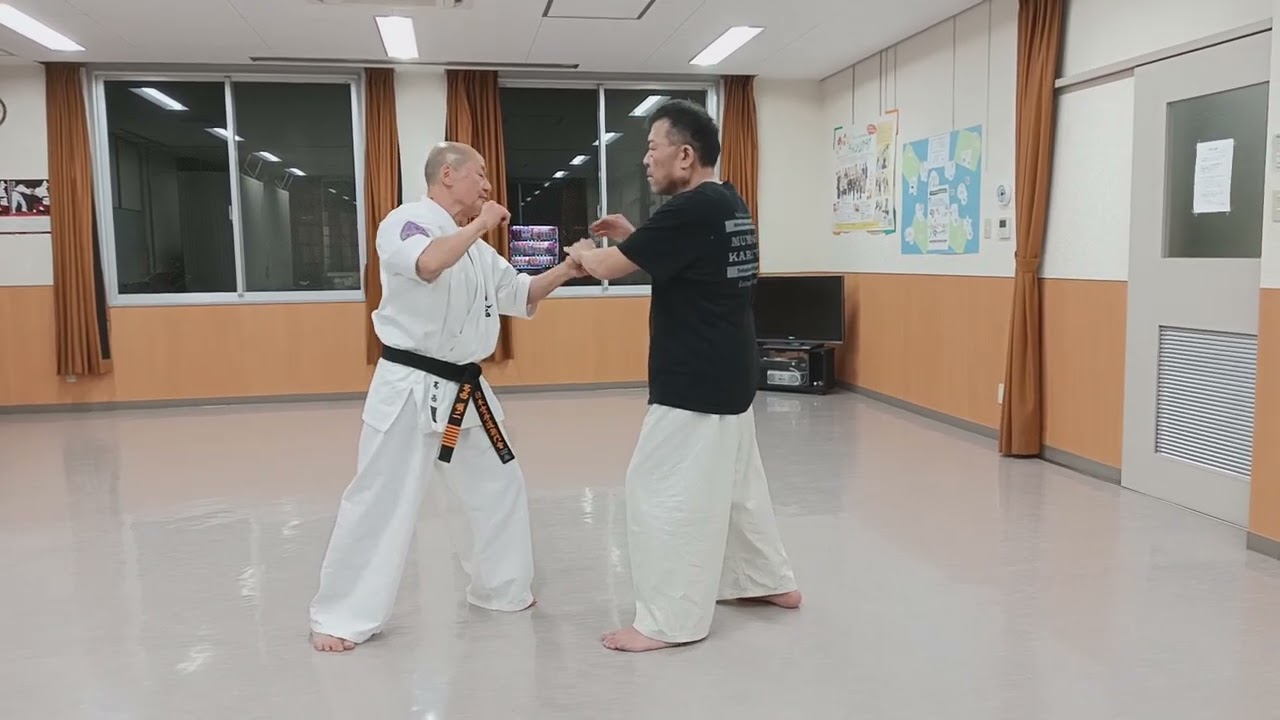 K七段と約束組手をするわし…。
