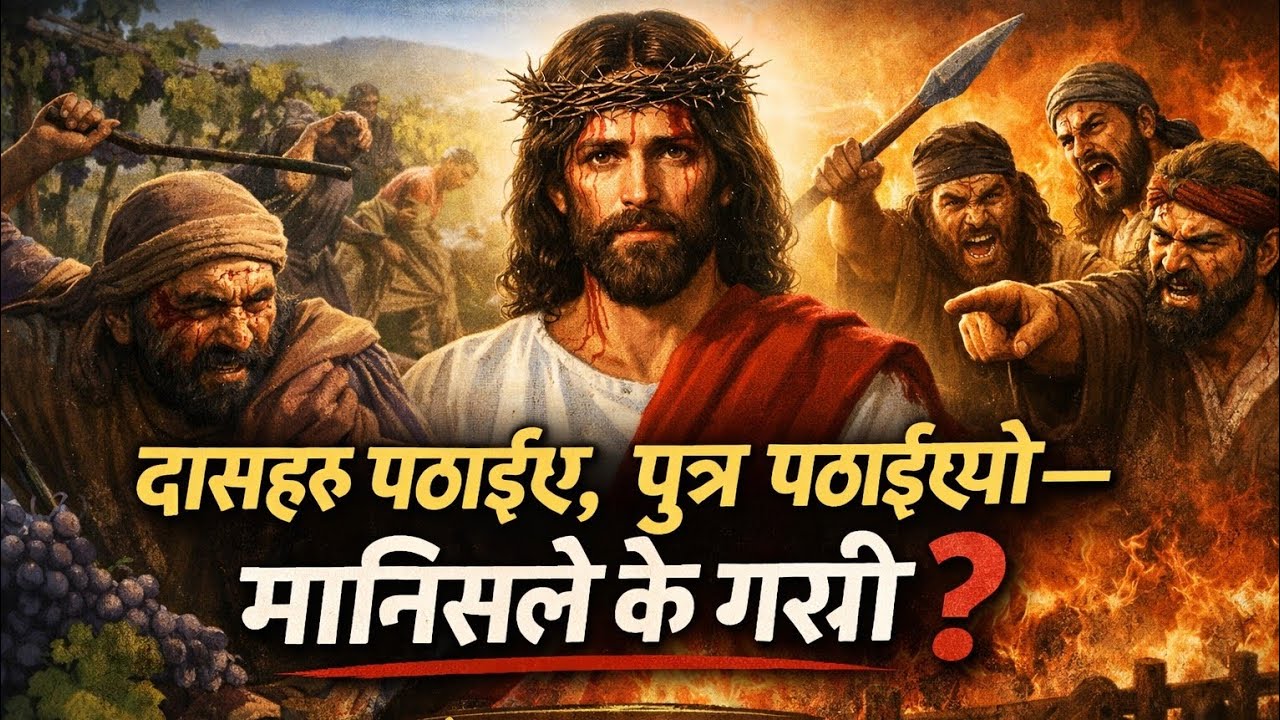 दासहरू पठाइए, पुत्र पठाइयो—मानिसले के गर्‍यो?