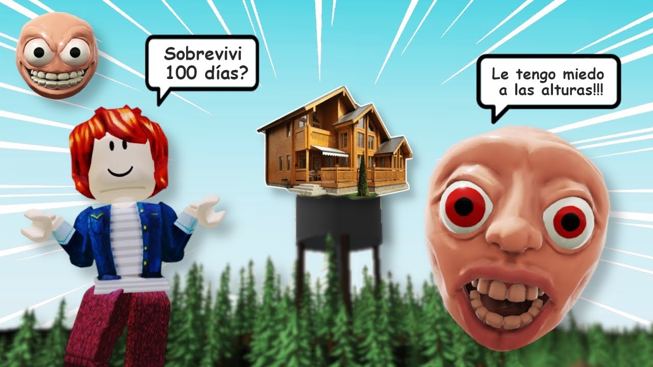 GAMEPLAY NARRADO 😁 HICIMOS UNA BASE EN LA TORRE DE AGUA | SOBREVIVI 100 DIAS | GEF ROBLOX