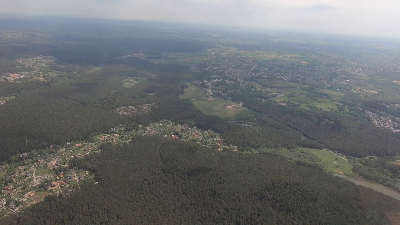 Landing at Vilnius Airport, Lithuania - 20 May 2019