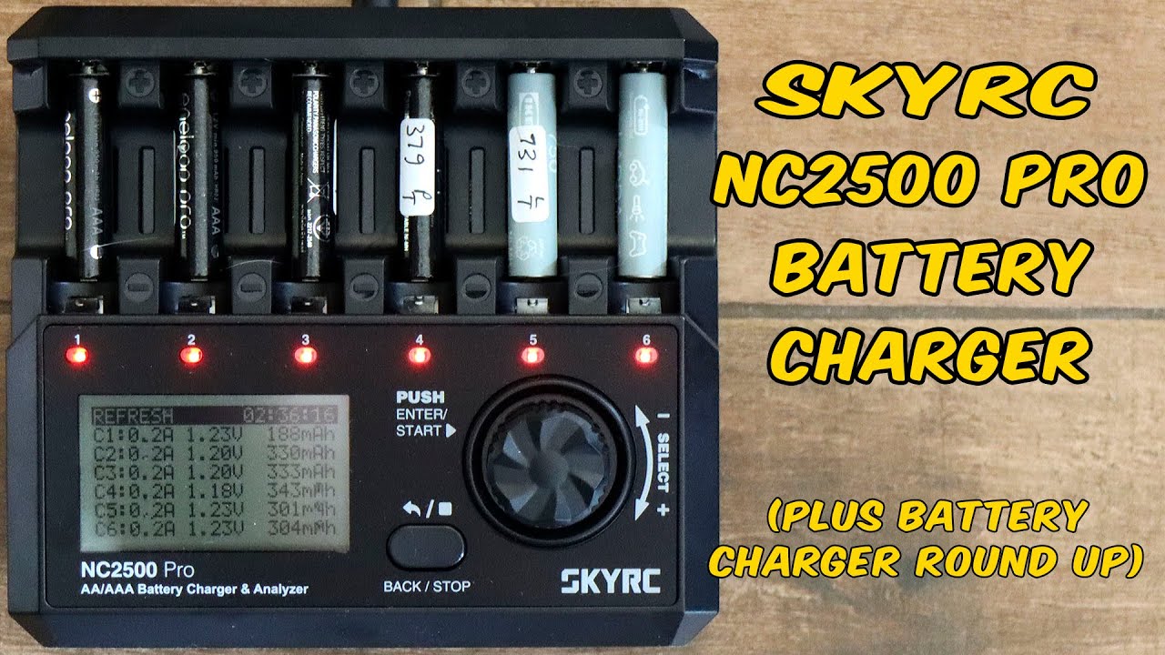 Мое новое зарядное устройство SKYRC NC2500 Pro и сравнение с другими моими зарядными устройствами