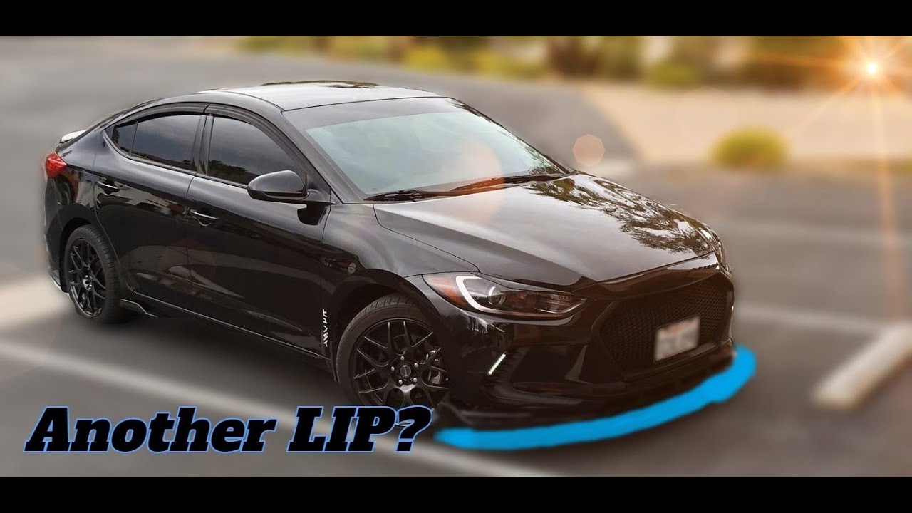 Hyundai Elantra Front Splitter Lip Install
