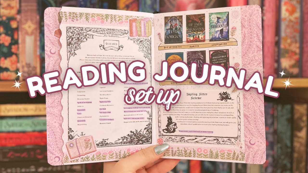 Spring Magical Readathon Journal! ✨ Set Up + TBR