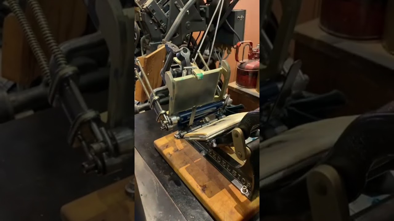 Cleaning the 3x5 Kelsey Excelsior tabletop printing press