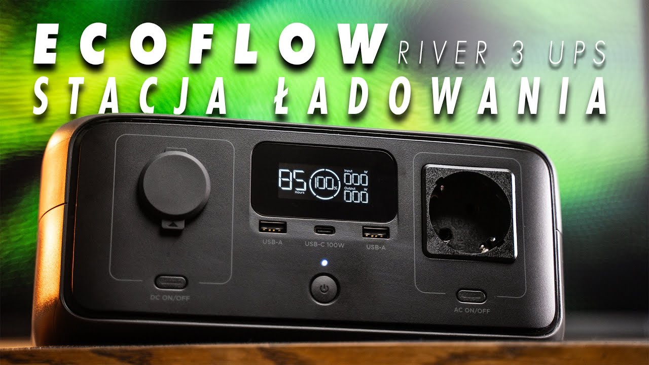 ECOFLOW River 3 - Tę stację ładowania zabierzesz do plecaka.
