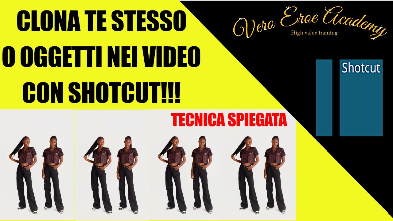 COME CLONARE TE STESSO O OGGETTI NEI VIDEO CON SHOTCUT