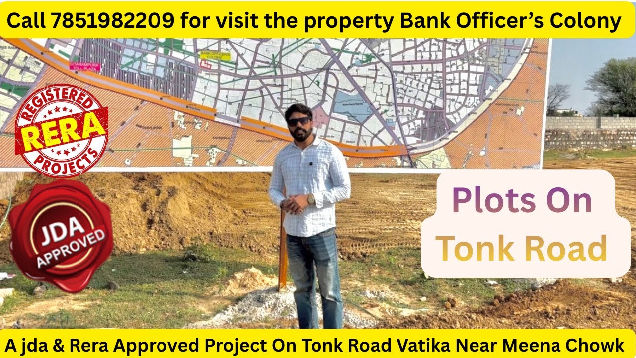 Bank Officer&rsquo;s Colony || Jda Approved Plots on Tonk Road Near Meena Chowk