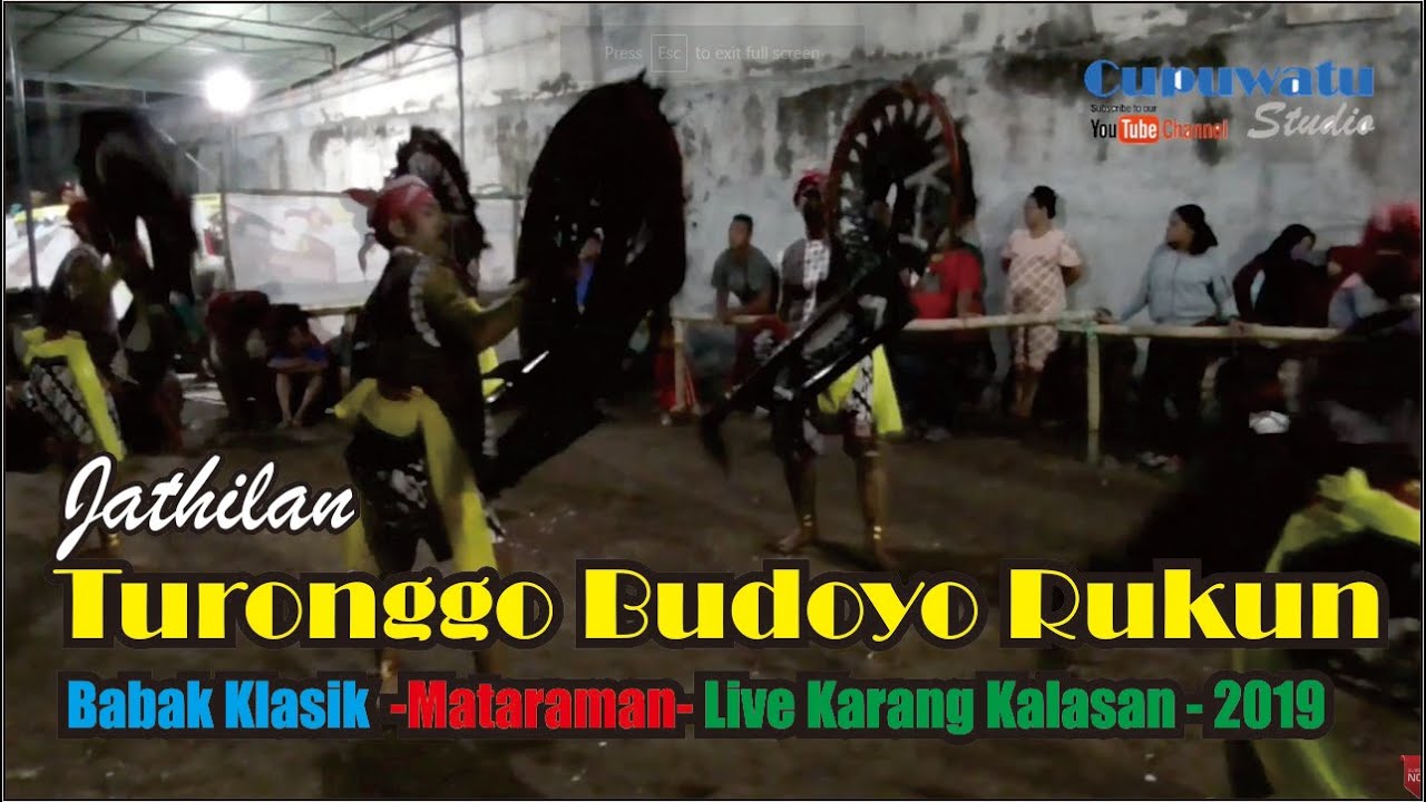 Mataraman || Live  Karang Kalasan || Jathilan TURONGGO BUDOYO RUKUN || 240819 - JATHILAN