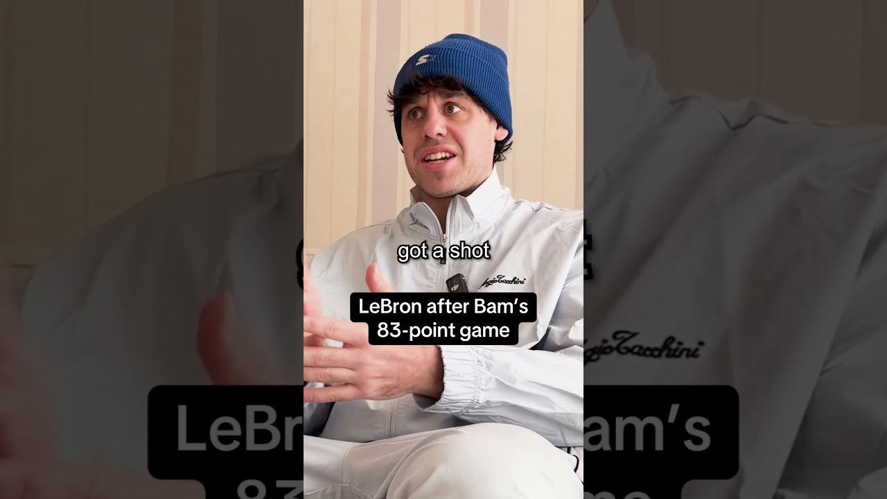 LeBron Calling Bam's Record-Tying 83 From The Jump 🔥 #NBAHistory #Bam #Kobe