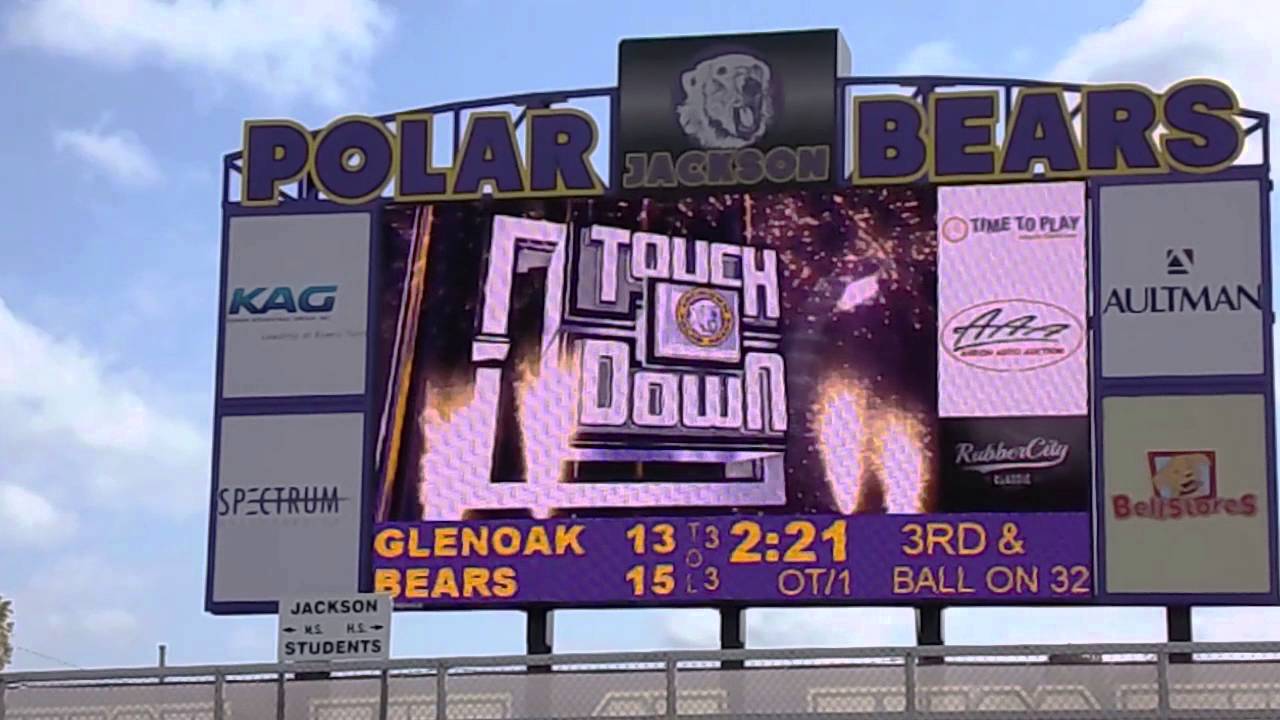 Jackson High School Universal Scoreboard Content