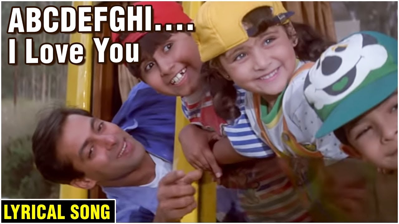 ABCDEFGHI..I Love You | Lyrical Song | Hum Saath Saath Hain | Salman Khan, Sonali Bendre, Tabu, Saif