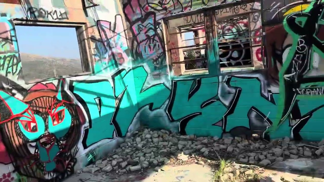 Abandoned Nike missile silo #graffitiart #viralgraff #graff#foryourpage#graffreport#abandonedplaces
